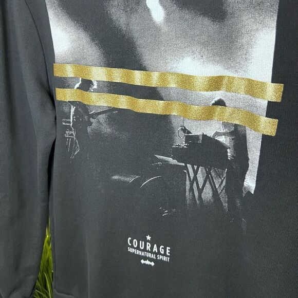 Zara Man crew neck sweatshirt black size medium - Picture 5 of 12